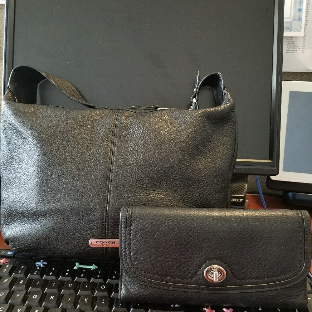 Coach handbag & matching Wallet